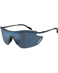 Moncler - Q72001 344855 Sunglasses Metal Geometric Mirror - Lyst