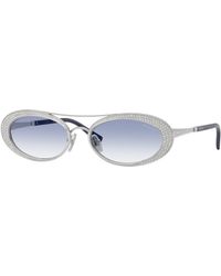 Vogue Eyewear - Vo4348Sb 323/19 Sunglasses Metal Round Normal Nuanced - Lyst