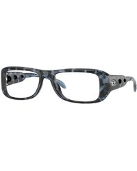 DIESEL - Dl6010U 2056 Optical Frames Injected Transparent Squared Normal - Lyst