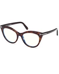 Tom Ford - Ft6091-B 052 Optical Frames Acetate Cat Eye Normal - Lyst