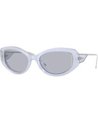 DIESEL - Dl2001Mu 722/1 Sunglasses Acetate Round Normal - Lyst