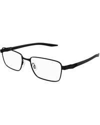 PUMA - Pu0421O 001 Optical Frames Metal Transparent Squared - Lyst