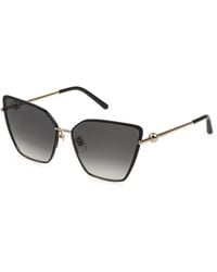 Furla - Sfu890 301 Sunglasses Metal Smoke Butterfly Normal Nuanced - Lyst
