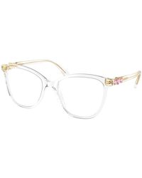 Swarovski - Sk2020 1027 Optical Frames Acetate Squared Normal - Lyst