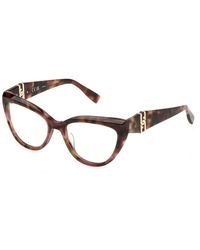 Furla - Vfu867 01Gq Optical Frames Acetate Butterfly - Lyst