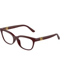 Dolce & Gabbana - Dg5106U 3091 Optical Frames Injected Transparent Butterfly Normal - Lyst