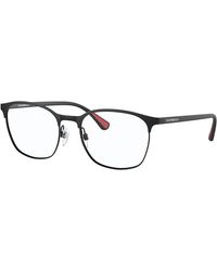 Emporio Armani - Ea1114 3001 Optical Frames Metal Round Normal - Lyst