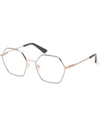 Guess - Gu2934 028 Optical Frames Metal Geometric Normal - Lyst