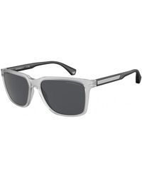 Emporio Armani - Ea4047 501287 Sunglasses Injected Dark Squared - Lyst