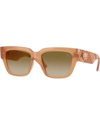 Burberry - Be4506U 426613 Sunglasses Injected Squared Normal Nuanced - Lyst