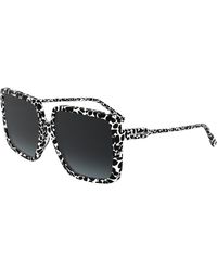 KARL LAGERFELD - Kl6187S 016 Sunglasses Acetate Squared Normal - Lyst