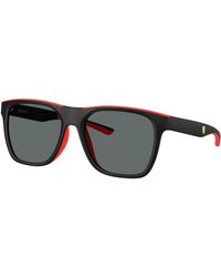 FERRARI SCUDERIA - Fz6013D 504/81 Sunglasses Injected Squared Polarized - Lyst
