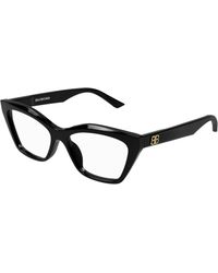 Balenciaga - Bb0342O 009 Optical Frames Acetate Transparent Cat Eye - Lyst