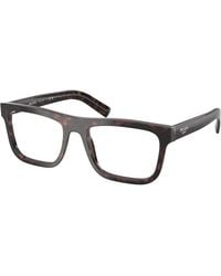 Prada - Pr C03V 17N1O1 Optical Frames Acetate Pillow Normal - Lyst