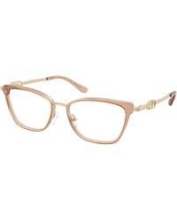 Michael Kors - Mk3102 Myrtle Beach 4051 Optical Frames Metal Transparent Squared Normal - Lyst