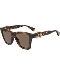 Moschino - Mos131/S 086/70 Sunglasses Injected Butterfly Normal Shaded - Lyst