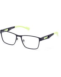 adidas Originals - Sp5034 091 Optical Frames Metal Squared Normal - Lyst