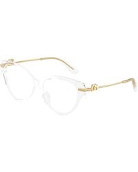 Dolce & Gabbana - Dg3438 3133 Optical Frames Acetate Butterfly Normal - Lyst