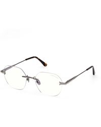 Tom Ford - Ft6126-B 008 Optical Frames Metal Geometric Normal - Lyst