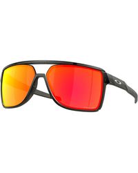 Oakley - Oo9147 Castel 914705 Sunglasses O_Matter Prizm Ruby Squared Normal Prizm - Lyst