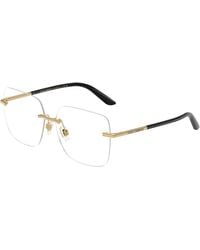 Dolce & Gabbana - Dg1360 02 Optical Frames Metal Squared Normal - Lyst