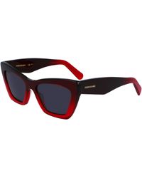Ferragamo - Sf929Sn 615 Sunglasses Acetate Butterfly Normal Normal - Lyst