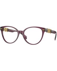 Versace - Ve3334 5220 Optical Frames Acetate Cat Eye Normal - Lyst