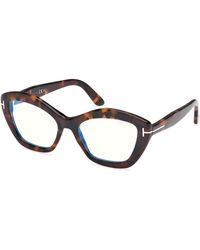 Tom Ford - Ft6044-B 052 Optical Frames Acetate Geometric Normal - Lyst