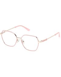 Guess - Gu9223 072 Optical Frames Metal Geometric Normal - Lyst