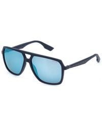 Police - Splr50M R22B Sunglasses Injected Smoke Squared Normal Mirrored - Lyst