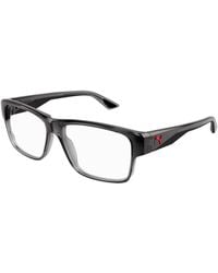 PUMA - Pu0408O 003 Optical Frames Injected Transparent Squared - Lyst