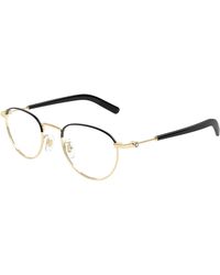 Montblanc - Mb0423O 001 Optical Frames Metal Transparent Round - Lyst