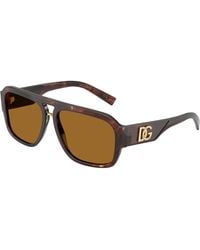 Dolce & Gabbana - Dg4403 322283 Sunglasses Acetate Pilot Polarized - Lyst