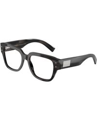 Dolce & Gabbana - Dg3405 3440 Optical Frames Acetate Transparent Squared Normal - Lyst