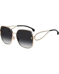 Etro - 0071/F/S 000/9O Sunglasses Metal Squared Normal Shaded - Lyst