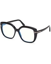 Tom Ford - Ft6043-B 052 Optical Frames Acetate Squared Normal - Lyst