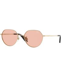 Burberry - Be3173D 110984 Sunglasses Metal Round Normal - Lyst