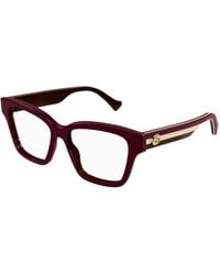Gucci - Gg1302O 005 Optical Frames Plastic Squared - Lyst