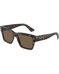 Dolce & Gabbana - Dg4431 502/73 Sunglasses Acetate Squared Normal - Lyst