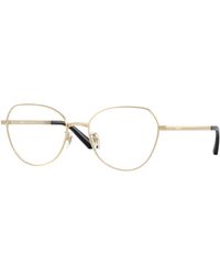 Versace - Ve1313D 1001 Optical Frames Metal Pantos Normal - Lyst