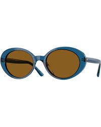 Oliver Peoples - Ov5565Su Lumar 179353 Sunglasses Acetate Round Normal - Lyst