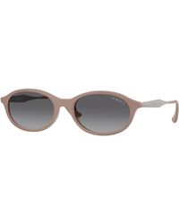 Vogue Eyewear - Vo5625S 3272T3 Sunglasses Nylon Round Polarized Nuanced - Lyst