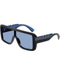 Dolce & Gabbana - Dolce Gabbana Dg6204 Oversized Mask Sunglasses - Lyst