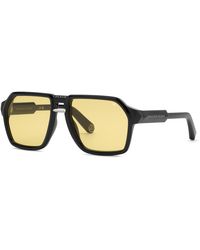 Philipp Plein - Spp203M Plein Contemporary 0Z42 Sunglasses Injected Geometric Normal - Lyst