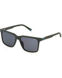 Fila - Sfi891 0D80 Sunglasses Acetate Smoke Squared Normal - Lyst