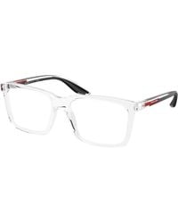 Prada Linea Rossa - Ps 03Sv 2Az1O1 Optical Frames Injected Squared Normal - Lyst
