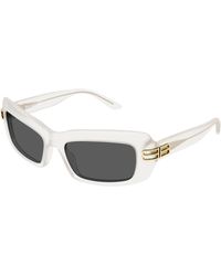 Balenciaga - Bb0432S 003 Sunglasses Acetate Squared - Lyst