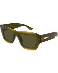 Bottega Veneta - Bv1357S 005 Sunglasses Acetate Squared - Lyst