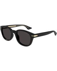 Montblanc - Mb0435S 001 Sunglasses Acetate Round - Lyst