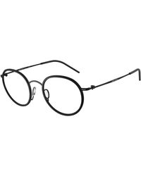 Giorgio Armani - Ar5155 3001 Optical Frames Metal Round Normal - Lyst